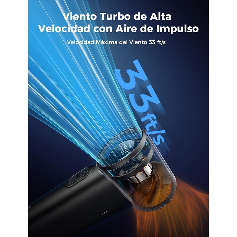 Aecooly Ventilador de Mano con Niebla Fría 14.4°F 10s 20H