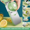 Cortador de Verduras, Rebanador de Verduras con 5 Vuchillas de