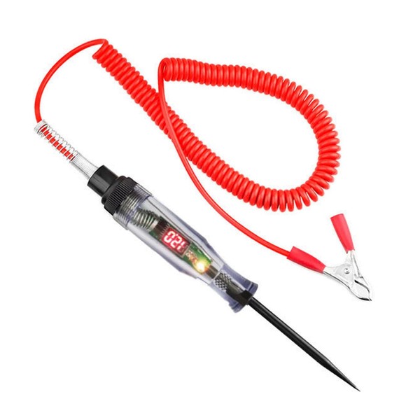 Heavy Duty 3-48V Backlit Digital LCD Circuit Tester, Auto Truck