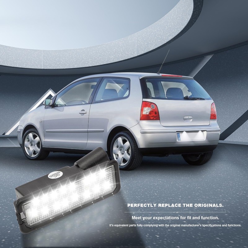 AUROLYNNE License Plate Light for Leon Golf 7 License Plate