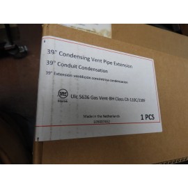 Rinnai 3 in. / 5 in. x 39 in. Plastic Condensing Gas Water Heater Vent Pipe 224080PP