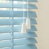 DECHOUS 12Pcs Window Blind Wood Cord Pulls: White Decorative Shade