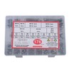 findmall 176 Pieces Hexagonal Bolt Nut Combination Kit M6 M8