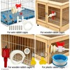 Rabbit Drinking Water System Kit - Includes 12 Plastic Pacifiers,