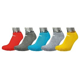 Puresox Socklet Low Fit Sport Sock, Running Gym Cycling Everyday Walking Sock5 Pack Mixed Ladies Assorted color, Size 3-8