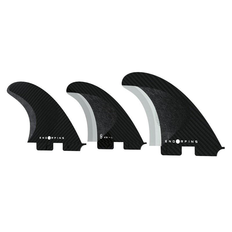 Firewire Endorfins KS1 3 Fin Set (FCS II - Black/Black,