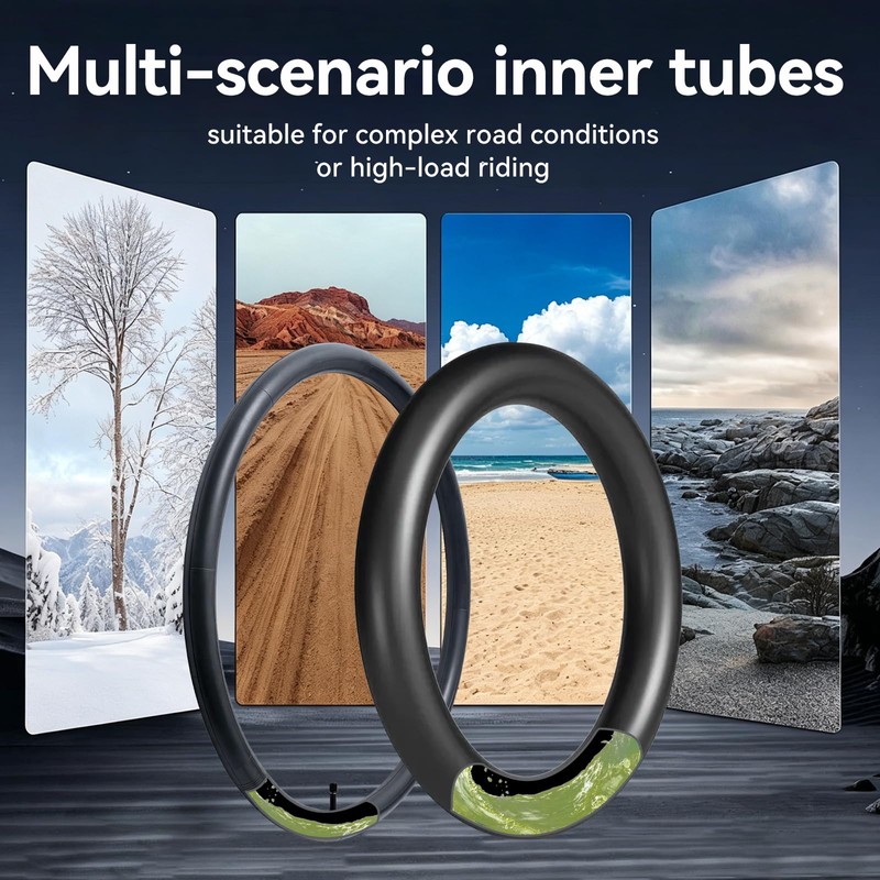 2-Pack 29" Bike Tubes 28/29x2.125/2.40 Self-Sealing Bicycle Inner Tubes with
