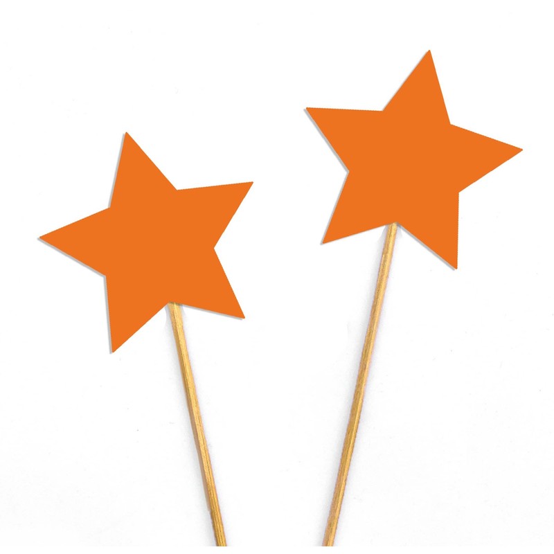Darling Souvenir, Star Shape Cupcake Toppers, Birthday Wedding Party Dessert