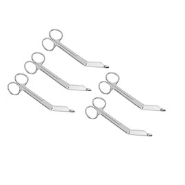 EMI Lister Bandage Scissors, Stainless Steel, Adult - Bulk multipack - Select Quantity (5.5" - 5 Pack)