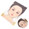 STOBOK Face Makeup Practice Board Reusable and Washable Face Painting