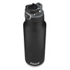 Coleman Autoseal FreeFlow Stainless Steel Water Bottle, Black, 40 oz