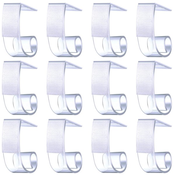 Rustark 30 Pcs Table Skirting Clips, Tablecloth Clips for Table
