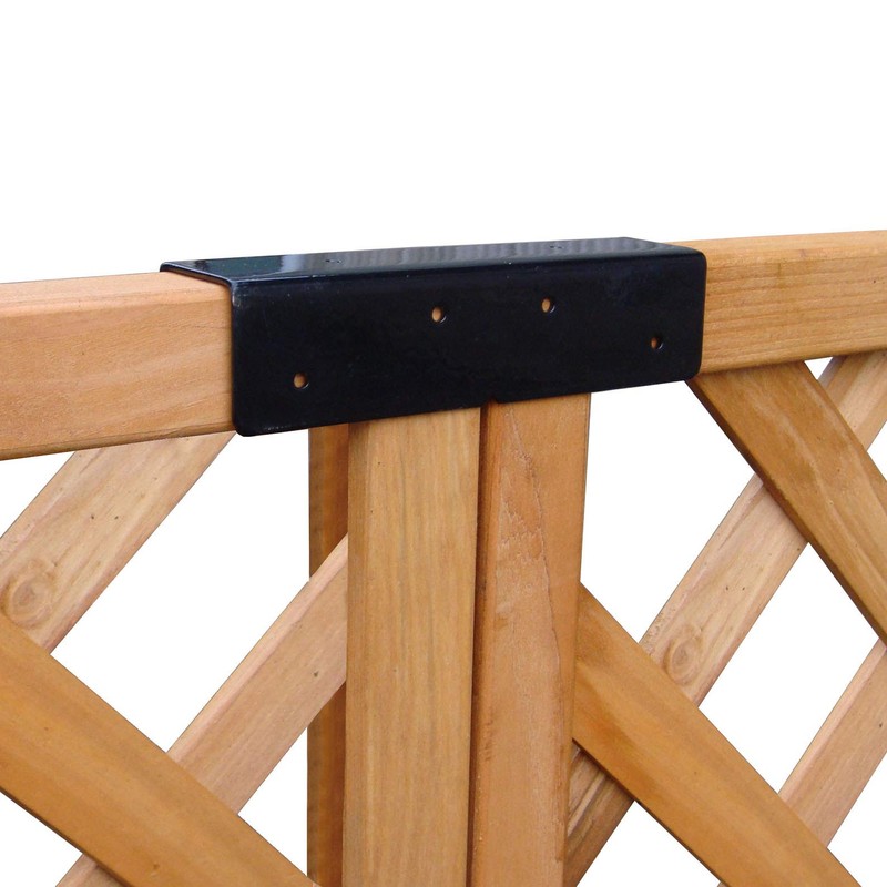 igarden Eye Garden Lattice Coupler Straight Black 1 Piece Pole