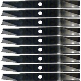 (9 Pack) Premium High Lift Replacement XHT Lawn Mower Blade Fits Snapper 1731898BZ | 21.187" x 2.25" / 0.9375" Hole
