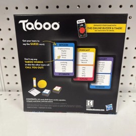 Hasbro Games New Taboo Game - The Game of UNSPEAKABLE Fun!