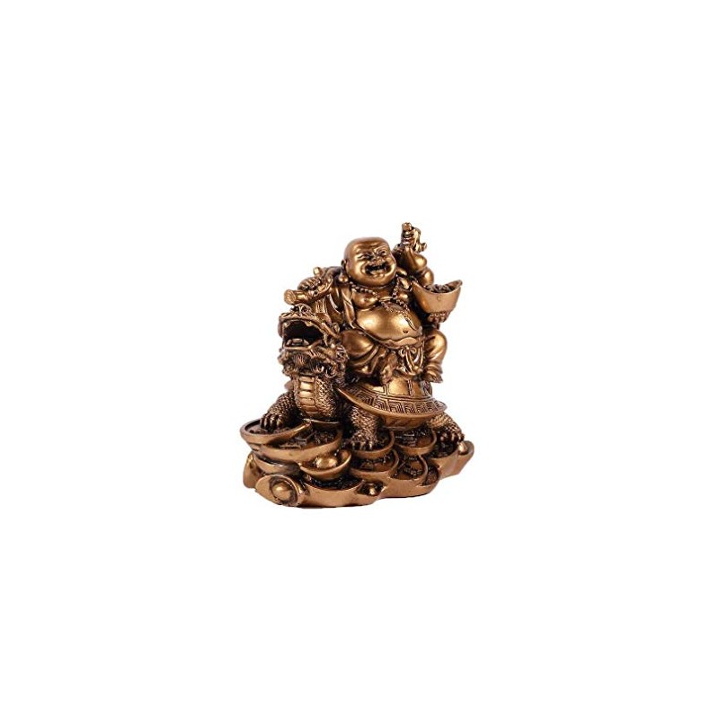 Laughing Buddha on Dragon Tortoise