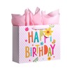 Bobobag 13" Pink Gift Bag with Tissue Paper for happy