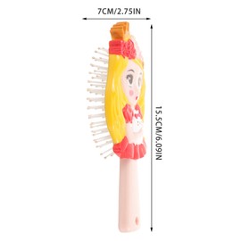 FOMIYES Lovely Cartoon Hair Brush for Boys and Girls Detangling Styling Tool for Women Girls Gentle Scalp Anti-static for Little Princesses