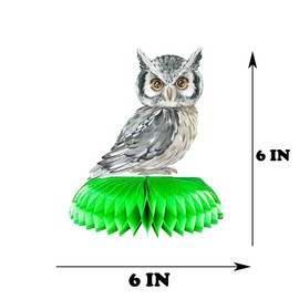 Whimsical Owl 5-Piece Table Honeycombs Centerpiece Set - Adorable Decor for Any Occasion