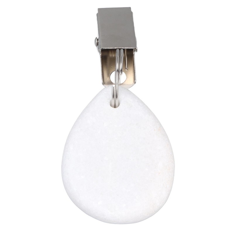 6Pcs Tablecloth Weights Marble Stainless Steel Small Size Waterproof Rustproof