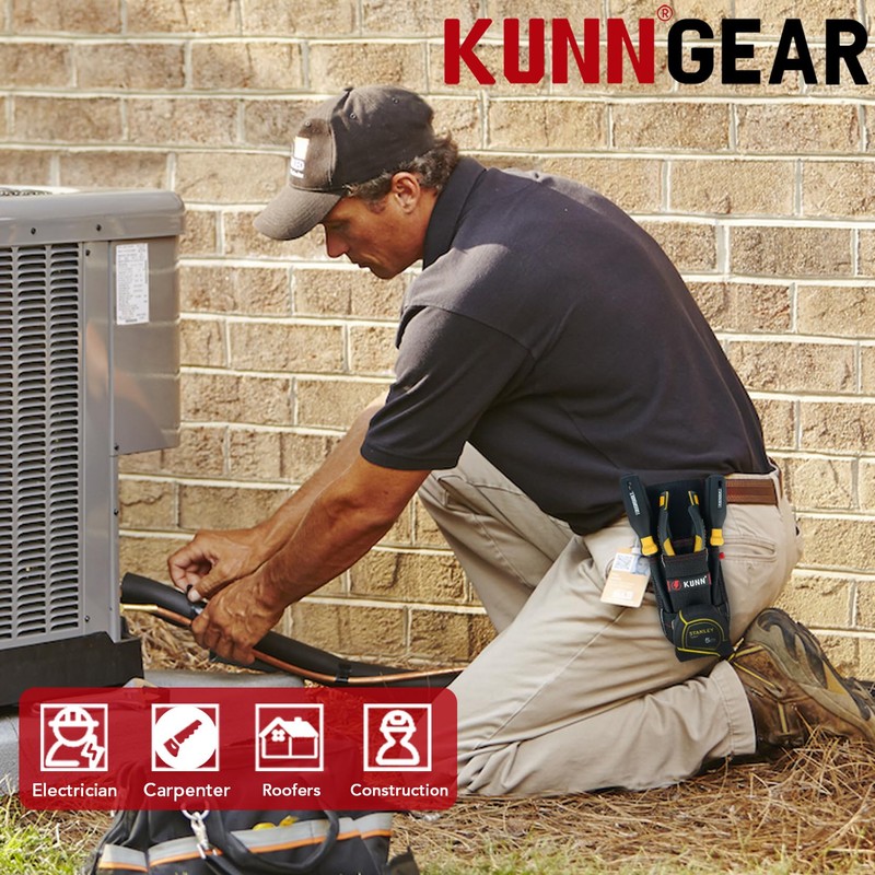 KUNN Tool Pouch with Belt Clip, Utility Small Tool Organizer