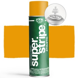 Fox Valley Athletic Field Marking Spray Paint – 18 oz (Pack of 6), Water-Based Marking Paint, Vibrant, Fast-Drying & Long-Lasting – For Grass, Turf, Dirt, Sports & Outdoor Fields – Athletic Gold