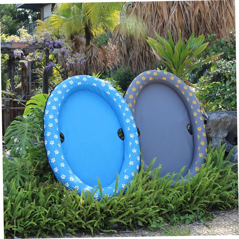 iplusmile Folding Inflatable Pool for Dogs Portable Pet Bath Foldable