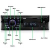 Pyle Marine Headunit Receiver Speaker Kit - In-Dash LCD Digital