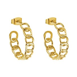 Liebeskind Berlin Earrings, Stainless Steel, gold