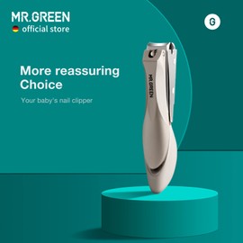MR.GREEN Baby Safety Nail Clippers Nail Care Clippers Fingernail Cutter Newborn Baby Convenient Nail File Manicure Tools (Baby Nail Clipper)