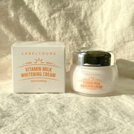 Label Young Shocking Vitamin Milk Whitening Cream 55g / Circle / 라벨영 쇼킹비타민 우유미백크림 55g  써클
