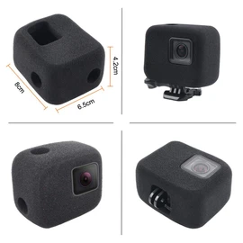Foam Windshield Housing Windslayer for GoPro Hero 7/6/5 Black - Windscreen Noise Reduction Cover for Outdoor Audio Video Recording
