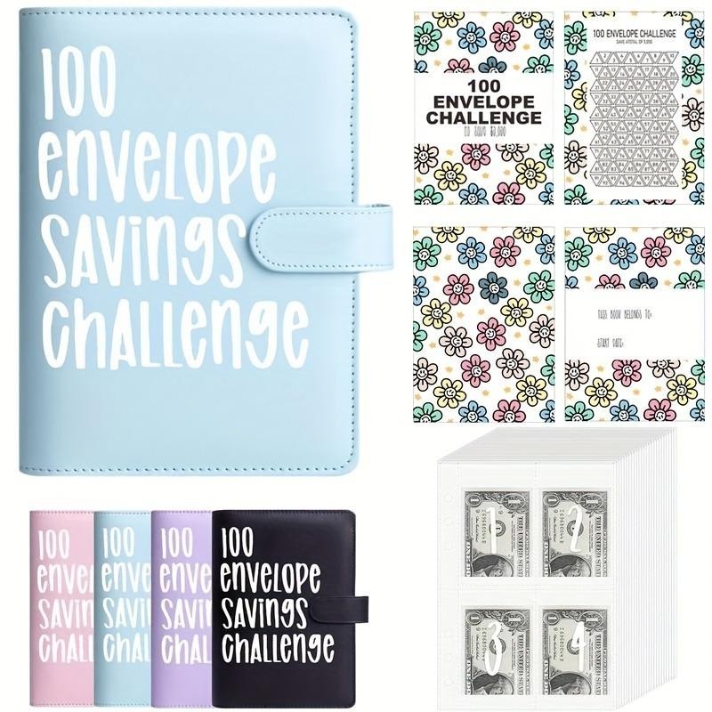 100 Envelope Saving Challenged Binder, Budget Binder, Money Saving Challenge