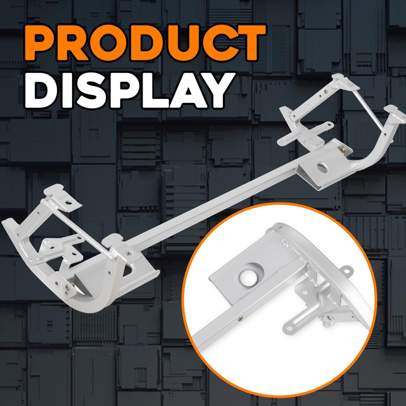 ECOTRIC Lower Radiator Core Support Skid Bar Plate Compatible with