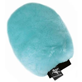 ENGEL GERMANY Sheepskin Grooming Mitt both-sided lambskin colour lightblue (Puha 1)
