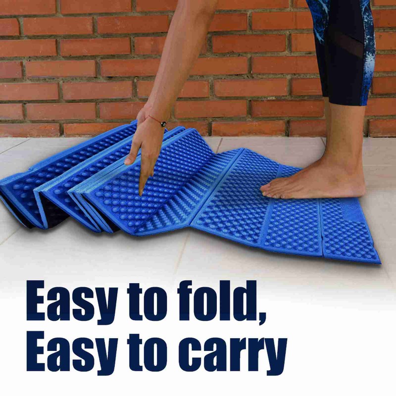 Outdoor Foam Camping Mat Folding Beach Tent Sleeping Pad Waterproof