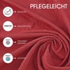 CelinaTex Lucina Fitted Sheet Cotton 2er-Set 90x200-100x200 cm ruby red