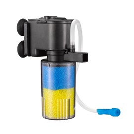 Weipro Aquarium Filter Internal Filter Small with 2-Layer Biochemical Sponge Filtration, 5W Aquarium Filter Pump Suitable for 20L ~ 60L Freshwater Saltwater Aquariums, TH-280 (330L/H)