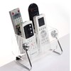 HQdeal Clear Desktop Remote Control Holder/Organizer Media Storage - Holds