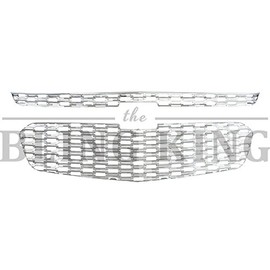 2014 2015 Chevy Malibu Chrome Mesh Grille Grill Insert Overlay Trim