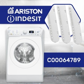 Set of 3 drum fins for washing machines with the original code C00064789 for Ariston for Indesit - 10 year warranty MONTERAL