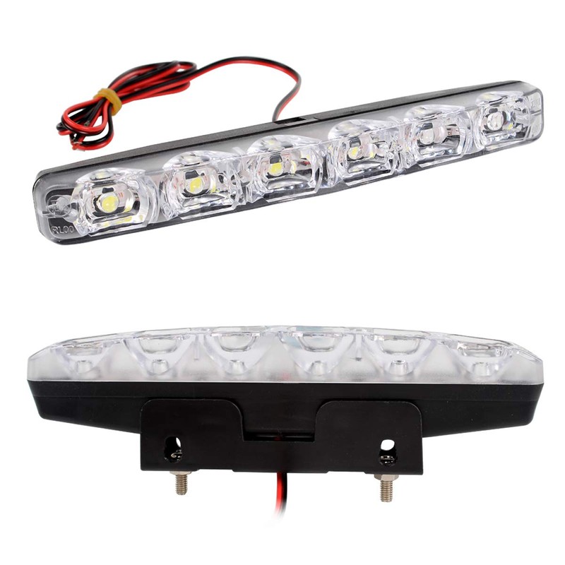 Eaglerich 2 Piece Universal Small Harpoon Car Auto 6 LED