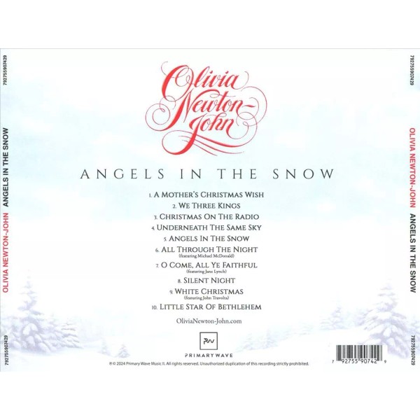 OLIVIA NEWTON-JOHN ANGELS IN THE SNOW NEW CD
