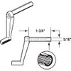 Prime-Line R 7001 1-3/4 In. Stem, Brown Plastic Window Crank
