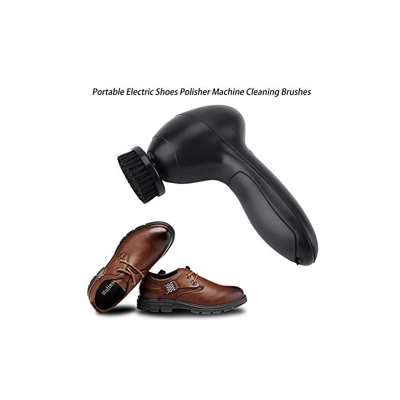 Ftvogue Electric Shoe Shine Kit, Shoe Polisher Brush Machine Dust