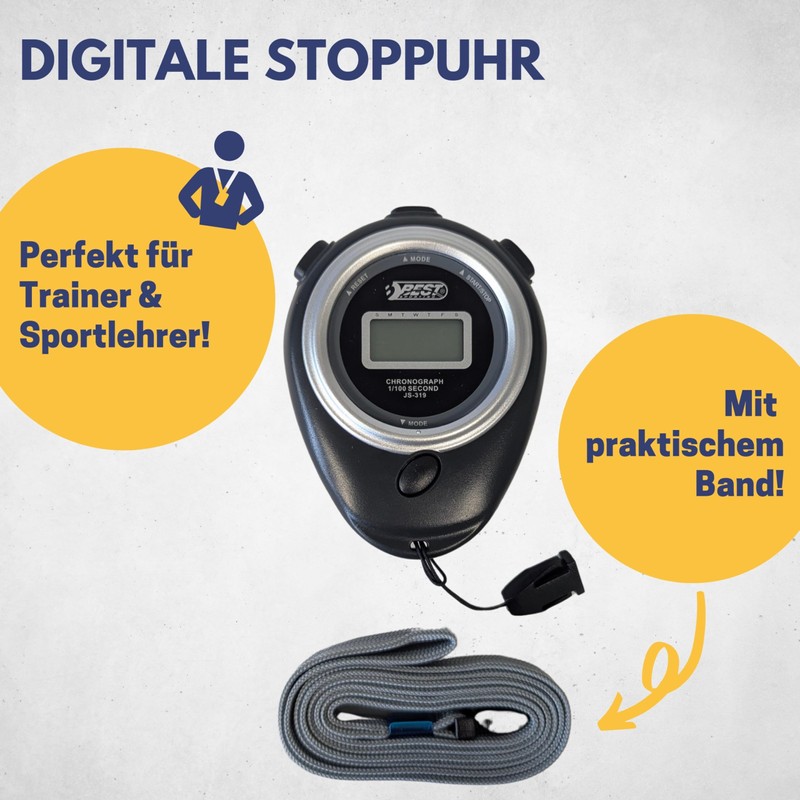 Best Sport Kid's Stopwatch - Black