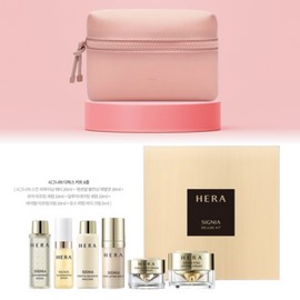Hera Dare to Bear Pouch + Hera Signia 6-piece Travel Kit 1 Set / 헤라 데어투베어 파우치+헤라 시그니아 6종 여행용 1키트 세트