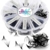 Ready-to-Use Fan Eyelash Extension, 24D, Pack of 500, 9-16 mm,