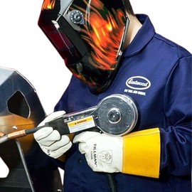 Eastwood Extra Large Welding Cotton Jackets Flame Resistant Anti Static Reflective Snaps