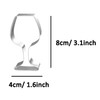 ZDYWY Goblet Wine Glass Shaped Cookie Cutters
